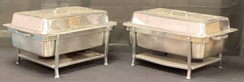 Buffet Chafing Dishes, 2 Piece Lot
