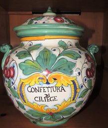Confettura Di Ciliege Jar With Lid/italy