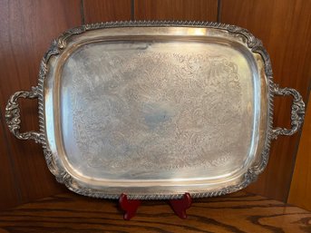 5th Ave Silver Co. Silver On Copper Serving Tray