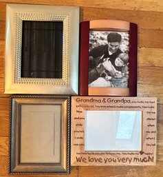 Assorted Picture Frames, Lot Of 4