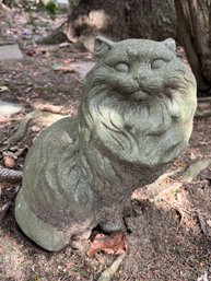 Cement Cat Statue