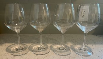 Crystal Wine Glasses- 4 Pieces