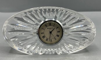 Waterford Lead Crystal Desk Clock