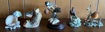 Border Fine Arts Bird Figurines - 5 Pieces