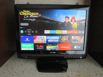 HD TV With Built-In DVD Player Toshiba 19LV505 19' LCD /NO Remote
