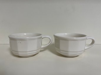 Pfaltzgraff White Heritage Cups - 2 Pieces