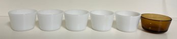 Fire King Sauce Bowls - 6 Piece Lot