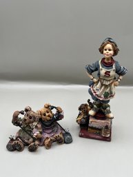 Boyds Bears & Friends Figurines Lot Of 2