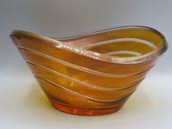 Teleflora Gifts Amber Glass Bowl