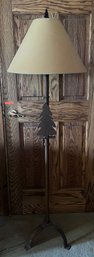 Rustic Pine Tree Floor Lamp