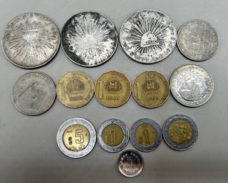 Assorted Lot Of Coins, Lot Of 14