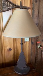 Rustic Pine Tree Table Lamp