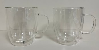 Smeese Glass Coffee Mugs - 2 Pieces