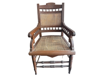 Antique Caned Chair