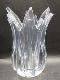 Mikasa 'lotus' Crystal Vase