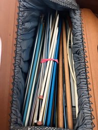 Large Lot Of Knitting Needles