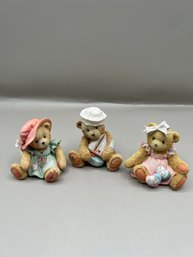 Lot Of 3 Cherished Teddies Figurines