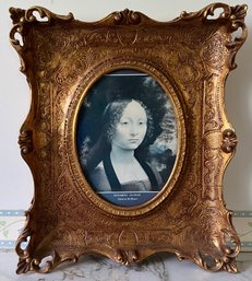 Leonardo Da Vinci: Ginevra De' Benci Print Framed