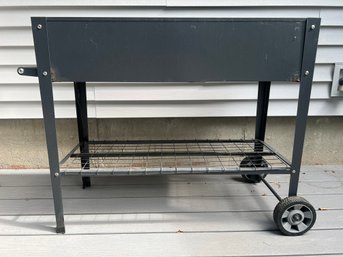 Raised Rolling Planter Box