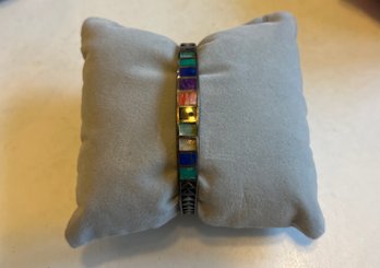 Sterling Silver Multi Colored Bracelet