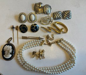 Assorted Costume Jewelry Lot- 13 Pieces