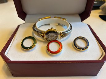 Anne Klein Vintage Watch With Interchangeable Bezels #11/7929