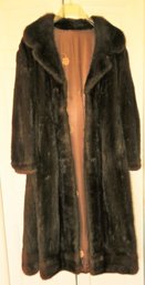 Mink Fur Coat Approximate Size 'Medium' - Vintage