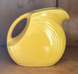 Fiestaware Pottery Small Disc Pitcher