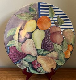 Faiencerie Des Fruits La Ronde Des Fruits Plate