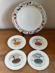 Gien France Farmhouse Dishes - 7 Plate