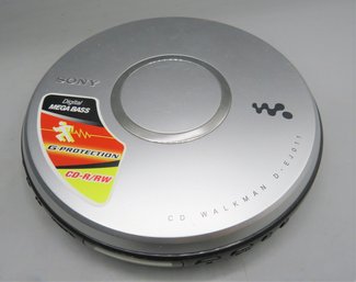 Sony Portable Walkman CD Player, D-EJ011 /no Headphones