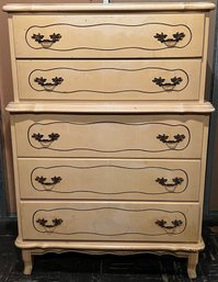 Storkline Antique White 5 Drawer Dresser