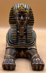 Summit Collection Egyptian Sphinx Statue Figurine, Cold Cast Bronze Colored
