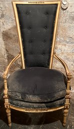 Selwyn Pomeroy Company Wingback Throne Chair