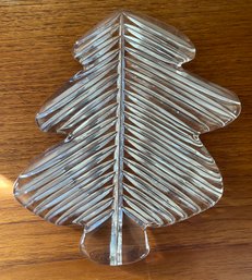 Tiffany & Co Crystal Christmas Tree Dish