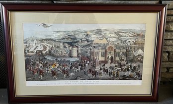The Field Of The Cloth Of Gold Print Framed