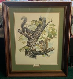 Lowell Davis Furry Family Print Framed