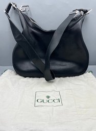 Gucci Black Leather Should Bag