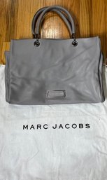 Marc Jacobs Grey Leather Shoulder Bag