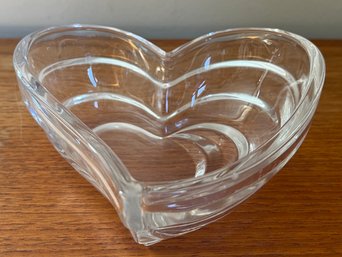 Lenox Crystal Heart Shaped Bowl