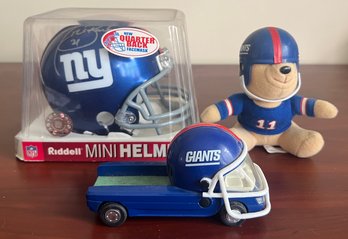 NY Giants Lot- 3 Pieces