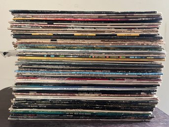 Vinyl Records Assorted Lot Of 63 Pieces