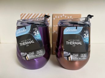 Primula 14 OZ Thermal Travel Mugs - 2 Piece Lot NEW