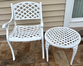 Aluminum Outdoor Chair And Table