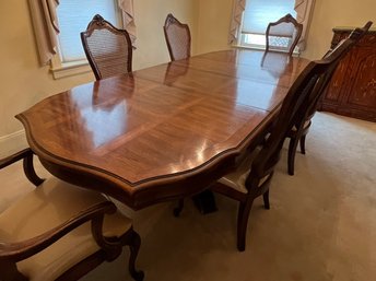 Solid Wood Dining Room Table With 6 Chairs