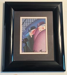 Robin Morris Waiting For The Boys Signed Print Framed