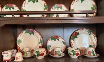 Franciscan Dinnerware Apple China- 97 Pieces