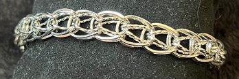 Sterling Silver Quadruple Link Bracelet 0.37 Ozt