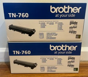 Brother TN-760 Cartridges - 2 Pieces