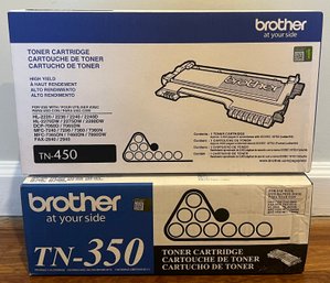 Brother Toner Cartridge TN-450 & Brother Toner Cartridge TN-350 - 2 Pieces